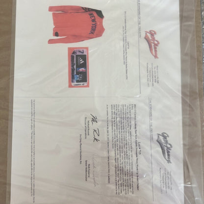 Carmelo Anthony Frame Game worn warm up swatch