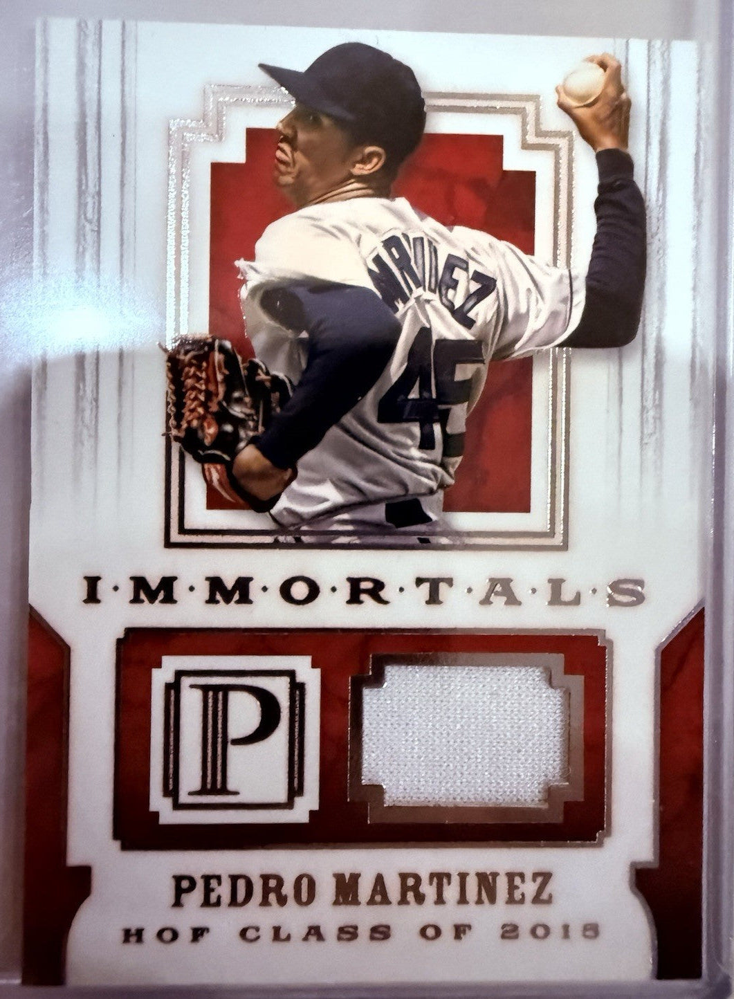 2016 Panini Pantheon - Immortals Pedro Martinez #I-PM /99 (MEM)