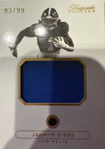 Jahmyr Gibbs Keepsake Gem Relic
