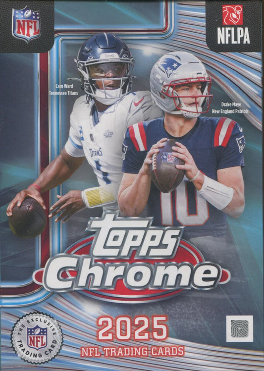 2025 Topps Chrome NFL Hanger Box