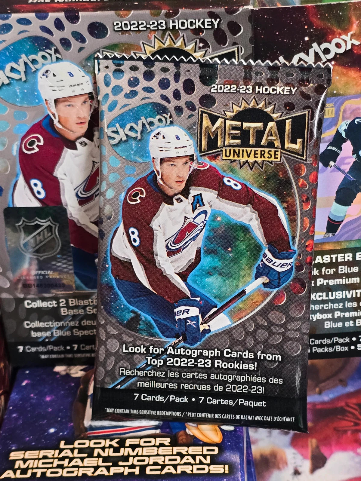 2022-23 skybox metal universe hockey pack (retail)