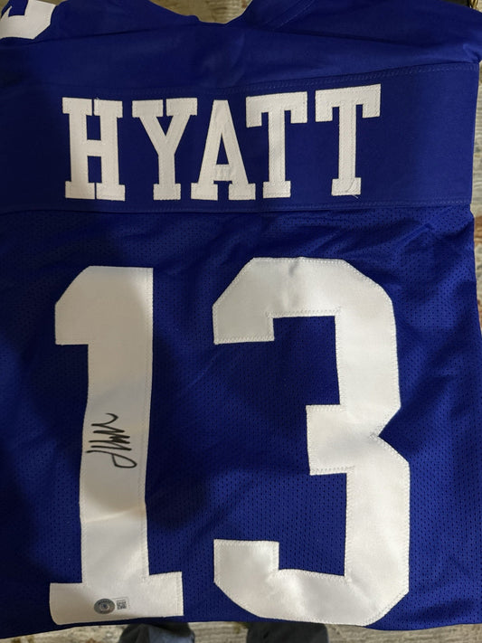 Jalen Hyatt Auto Jersey Bgs Cert