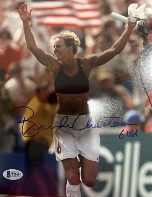 brandi chastain autograph. USA Women’s World Cup. Beckett Authenticated